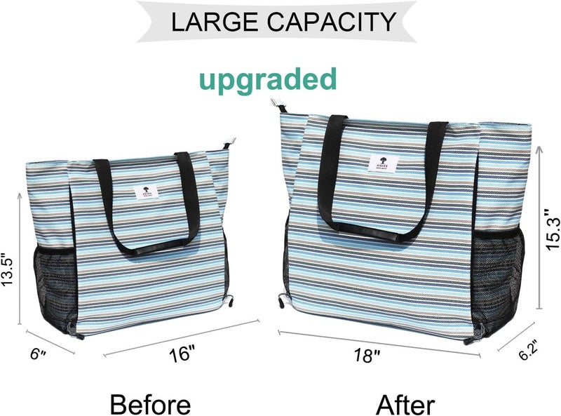 ESVAN Yoga Mat Bag Yoga Tote Carrier Shoulder Bag Carryall Tote for Office,Yoga,Pilates,Travel,Beach and Gym - Image 2